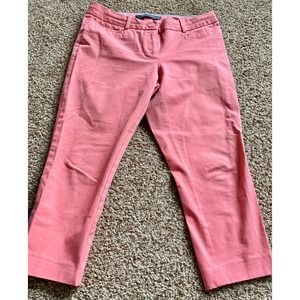 The Limited Stretch coral cropped pants women 4